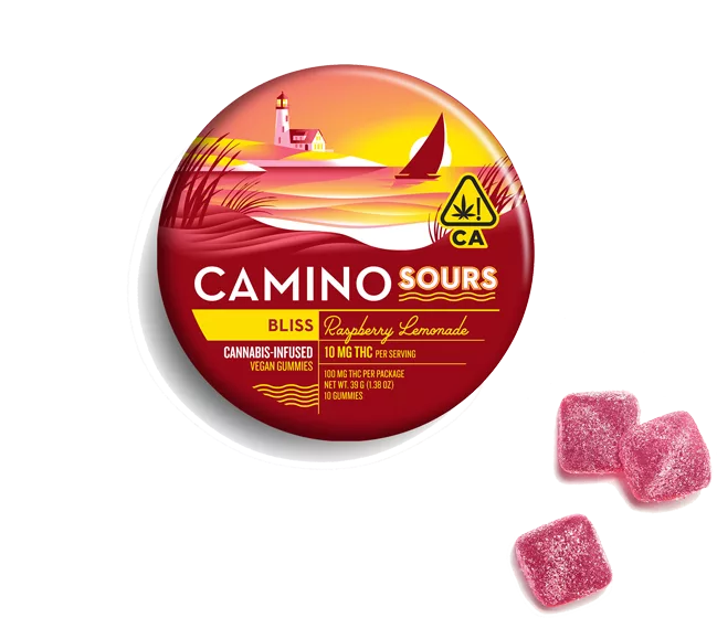 Camino Sours Raspberry Lemonade Bliss Gummies